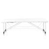 Stół składany do masażu aluminiowy komfort Activ Fizjo 3 segmentowy white