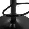 4Rico Hoker barowy QS-B801 aksamit czarny