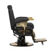 Fotel barberski MT-91021G Czarny