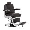 Hair System fotel barberski BM88066 brązowy