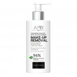 APIS Oczyszczający żel do mycia twarzy z aktywnym węglem 300ml