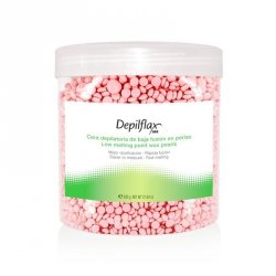 DEPILFLAX 100 WOSK TWARDY BEZPASKOWY DO DEPILACJI PEREŁKA 600G RÓŻOWY