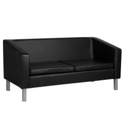 Gabbiano sofa do poczekalni BM18003 czarna