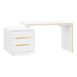 Biurko kosmetyczne 3304G białe
