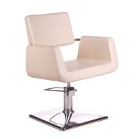 FOTEL FRYZJERSKI VITO BH-6971 KREMOWY 