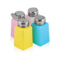 Butelka z pompką chrom 180 ml mix kolor 