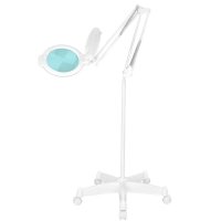 Lampa lupa led Glow Moonlight 8012/5 white ze statywem 