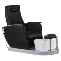 Fotel spa do pedicure Azzurro 016A czarny z hydromasażem 