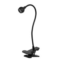 Glow Lampka UV LED Snake na biurko czarna 
