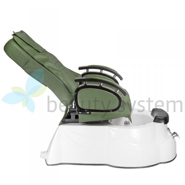 FOTEL DO PEDICURE Z MASAżEM BR-3820D ZIELONY