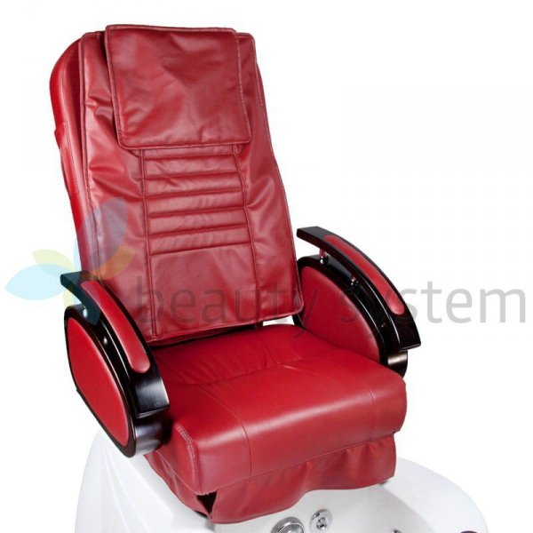 FOTEL DO PEDICURE Z MASAżEM BR-3820D BORDOWY
