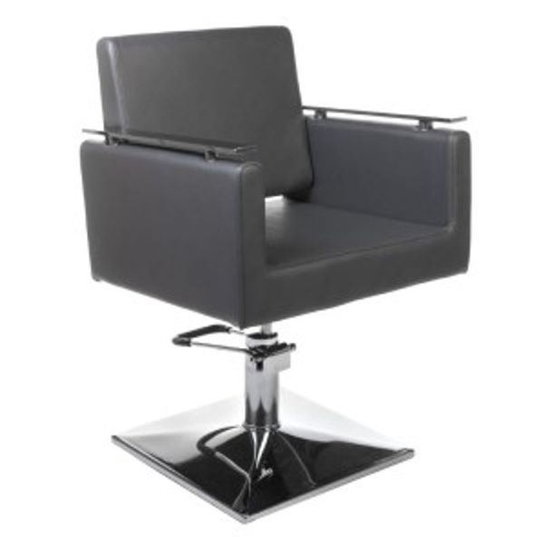 FOTEL FRYZJERSKI MILO BH-6333 SZARY