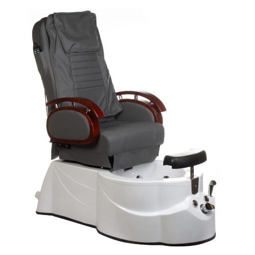 FOTEL DO PEDICURE Z MASAżEM BR-3820D SZARY