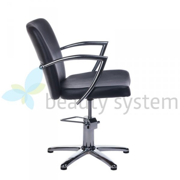 FOTEL FRYZJERSKI LIVIO CZARNY BH-8173