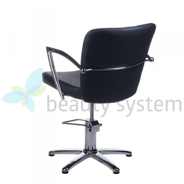 FOTEL FRYZJERSKI LIVIO CZARNY BH-8173