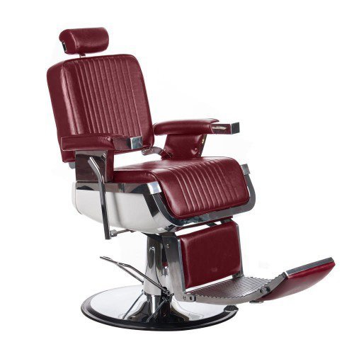 FOTEL BARBERSKI LUMBER BH-31823 WIśNIOWY