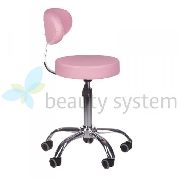 TABORET KOSMETYCZNY Z OPAR. BD-9934 RóżOWY