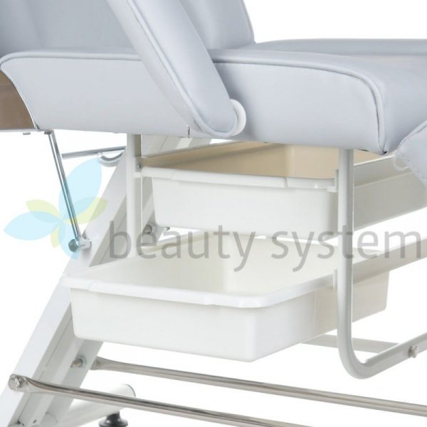 FOTEL KOSMETYCZNY Z KUWETAMI BW-262A SZARY
