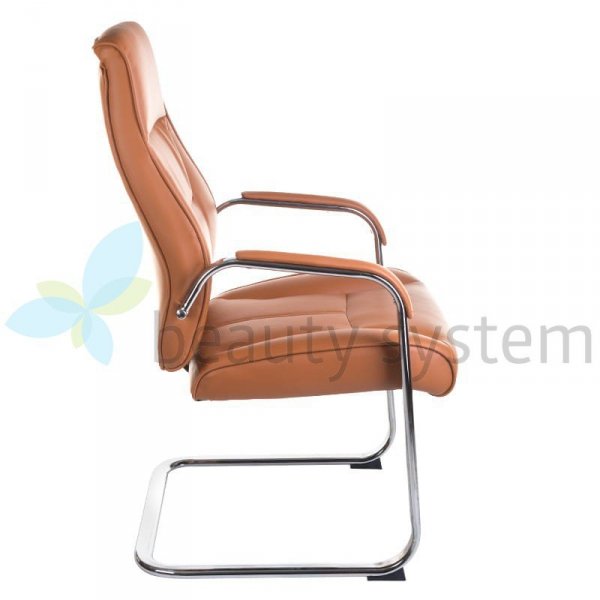 FOTEL KONFERENCYJNY CORPOCOMFORT BX-5085C BRąZOWY