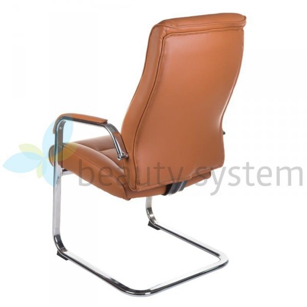 FOTEL KONFERENCYJNY CORPOCOMFORT BX-5085C BRąZOWY