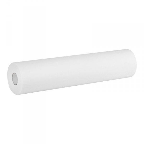 Jednorazowe prześcieradło papierowe podfoliowane 50 x 40 m białe