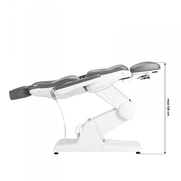 Fotel kosmetyczny do pedicure elektryczny Azzurro 870S 3 silniki szary