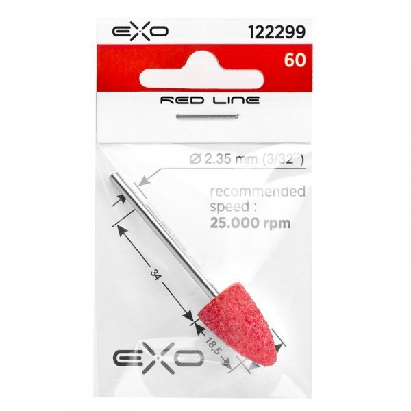 EXO FREZ DO PEDICURE S11MM 60 CZERWONY