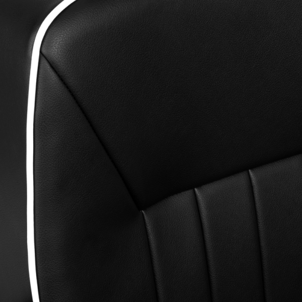 Fotel barberski Gabbiano Livio czarny