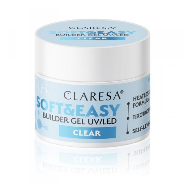 Claresa żel budujący Soft&Easy gel clear 90g