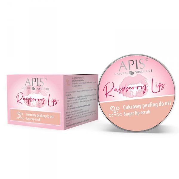 Apis raspberry lips cukrowy peeling do ust 10 ml