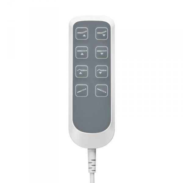 Fotel kosmetyczny elektryczny do pedicure Sillon Classic 4 silniki z kołyską szary