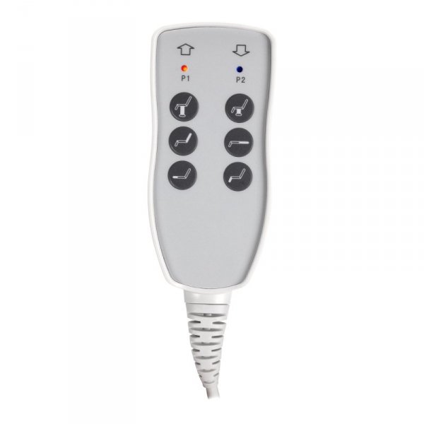 Fotel kosmetyczny elektr. Azzurro 803D 3 siln. szary