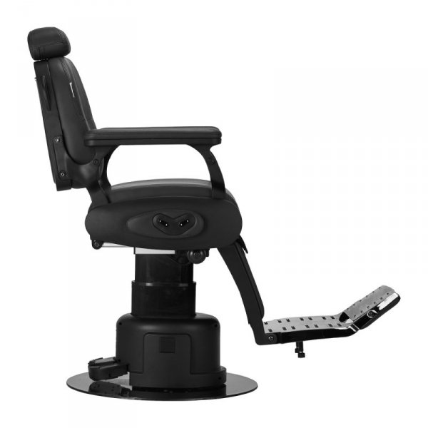 Fotel barberski elektryczny Gabbiano Duke czarny