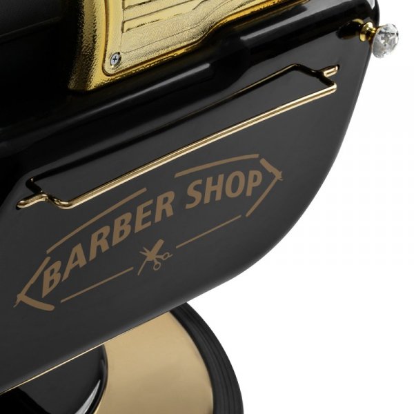 Fotel barberski MT-91021G Czarny
