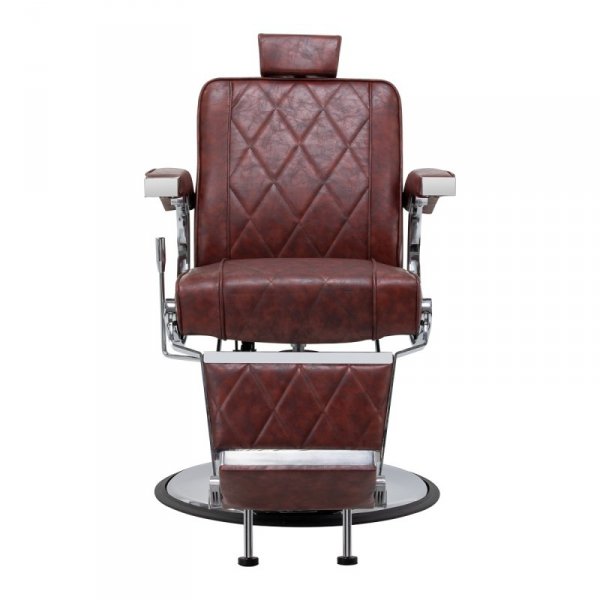 Hair System fotel barberski BM88066 bordowy