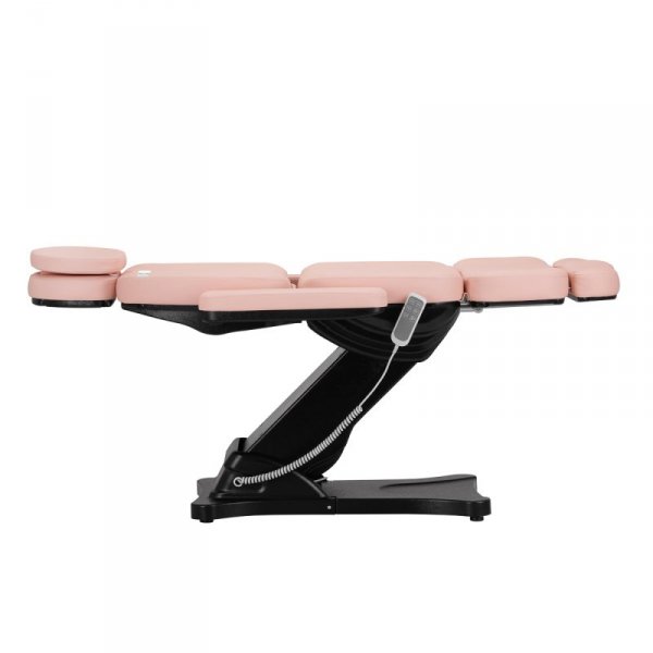 Fotel kosmetyczny elektryczny Sillon Classic 3 silniki różowo-czarny