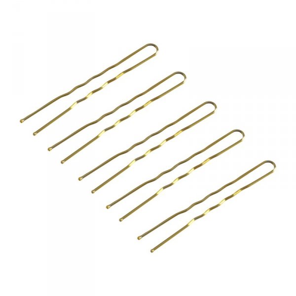 Kokówki fryzjerskie do włosów E-57 120 szt. 5,6 cm złote