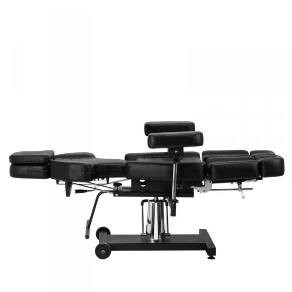 Fotel hydrauliczny do tatuażu Pro Ink 601A czarny