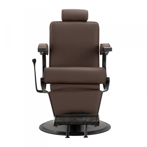 Gabbiano fotel barberski Continental brązowy
