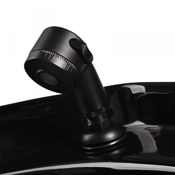 Myjnia fryzjerska Gabbiano Porto czarno-pomarańczowa