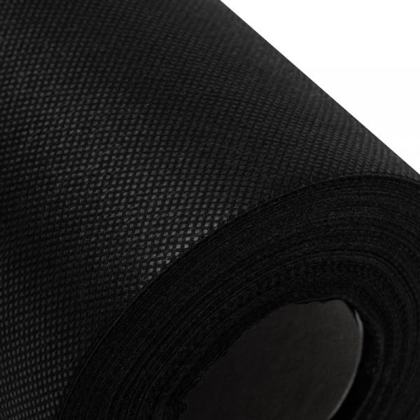 Jednorazowy podkład medyczny flizelinowy 20g 60cm x 50m czarny 40g
