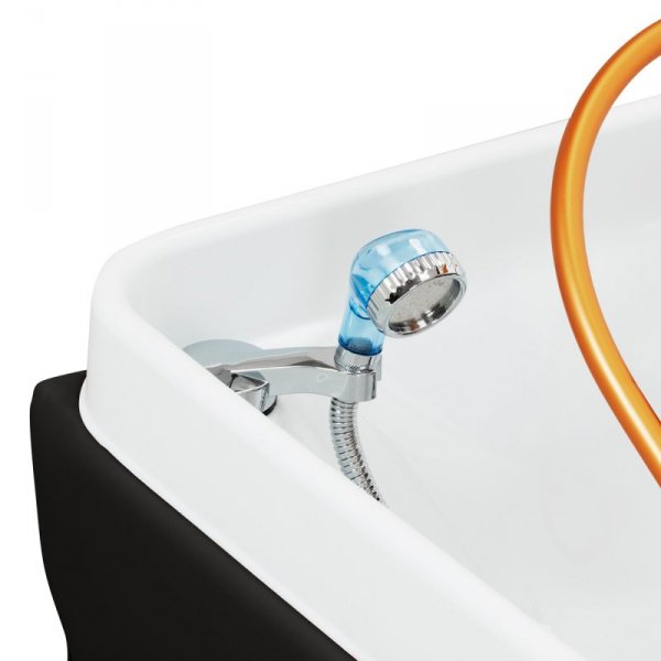 Myjnia fryzjerska z leżanką Head Spa Gabbiano Maldives czarna