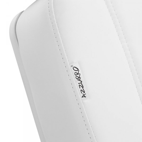 Fotel kosmetyczny elektryczny Azzurro Lux 3 silniki z podgrzewaniem biały