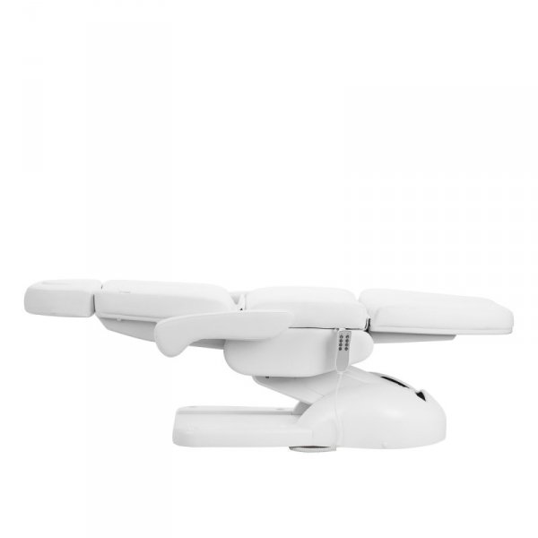 Fotel kosmetyczny elektryczny Azzurro Lux 4 silniki z kołyską biały