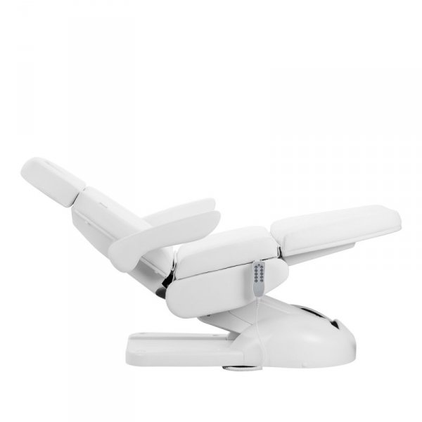 Fotel kosmetyczny elektryczny Azzurro Lux 5 silników biały