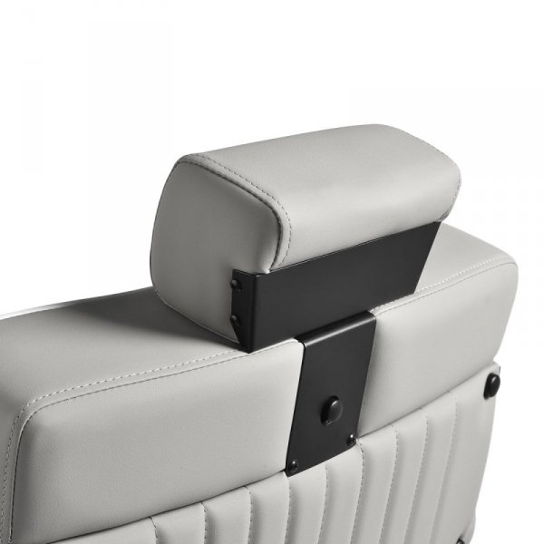 Fotel barberski Gabbiano Levi szary