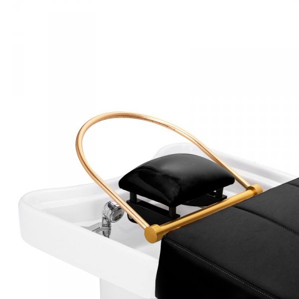 Myjnia fryzjerska z leżanką Head Spa Gabbiano 017B czarna