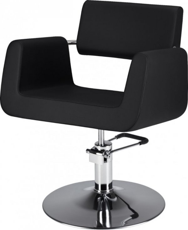 FOTEL FRYZJERSKI STEIN R SKAJ CZARNY (SUPER SALON)
