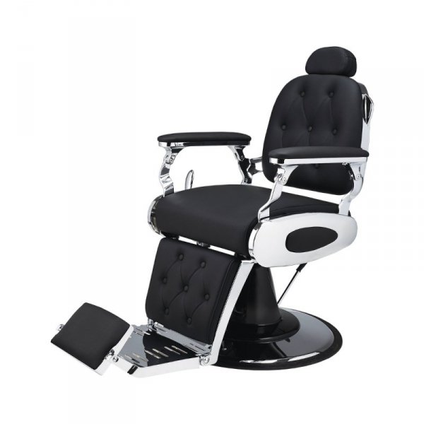 FOTEL BARBERSKI LION SKAJ CZARNY (BARBER BY AYALA)