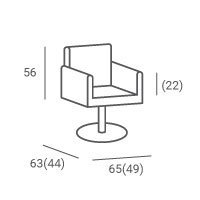 FOTEL GLOBE 01 P-7/NIĆ CZARNA/KÓŁKA SREBRNE (48H)